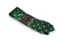 green tie with white stag deer silhouette design